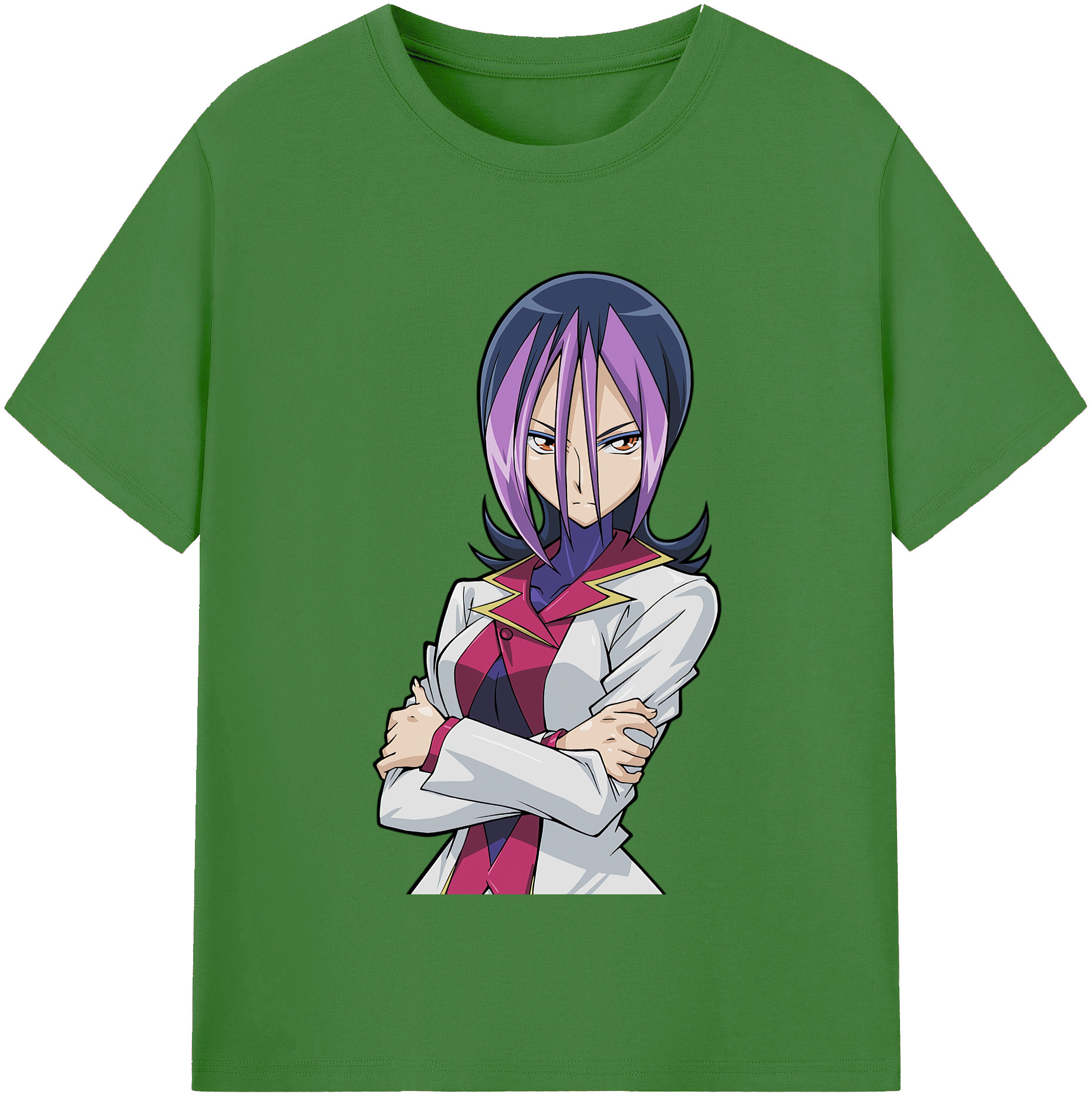 （画像用） 遊☆戯☆王 Yu-Gi-Oh! レディースカジュアルプリントTシャツ（綿100％）
